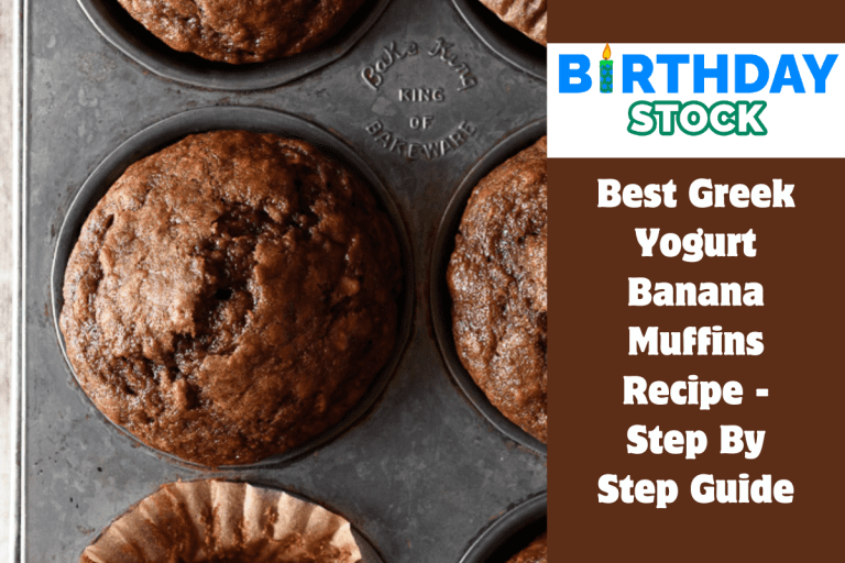 Best Greek Yogurt Banana Muffins Recipe - Step By Step Guide