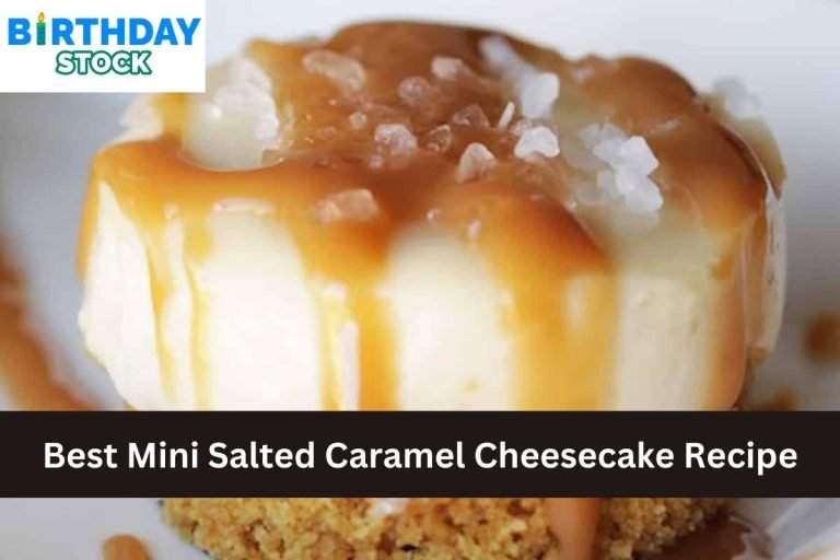 Best Mini Salted Caramel Cheesecake Recipe