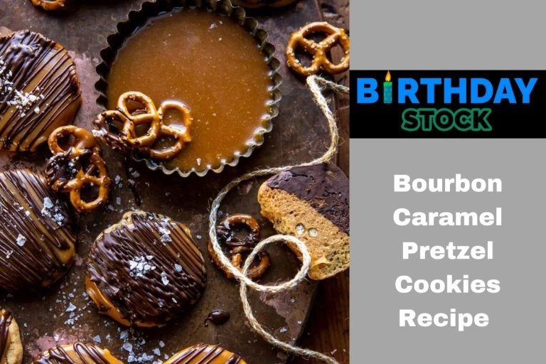 Bourbon Caramel Pretzel Cookies Recipe