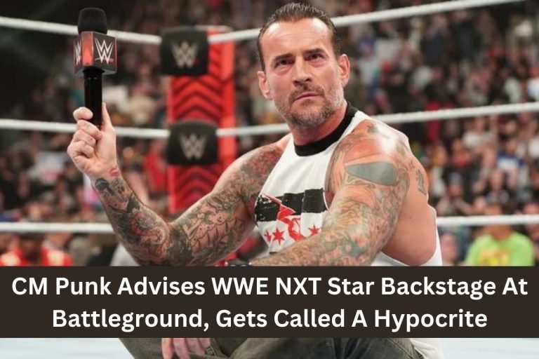 CM Punk Advises WWE NXT Star Backstage At Battleground, Gets Called A Hypocrite