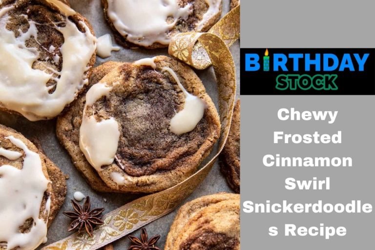 Chewy Frosted Cinnamon Swirl Snickerdoodles Recipe