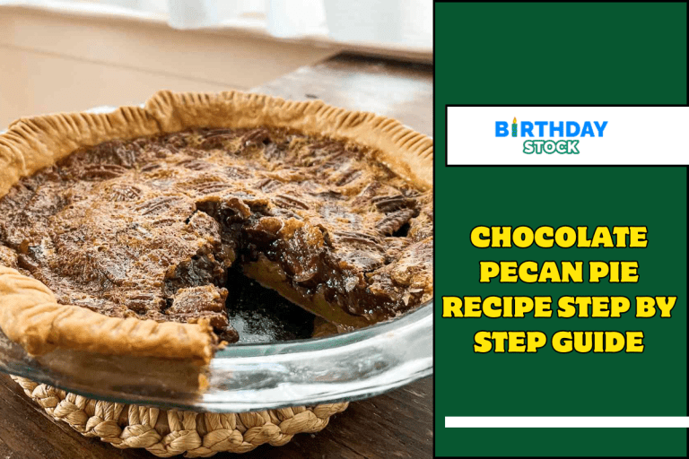 Chocolate Pecan Pie Recipe Step by Step Guide