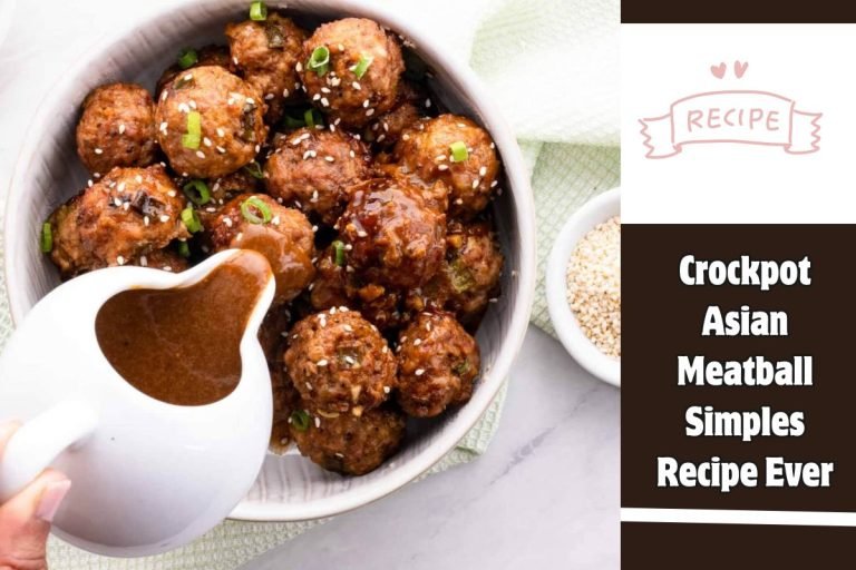 Crockpot Asian Meatball Simples Recipe Ever