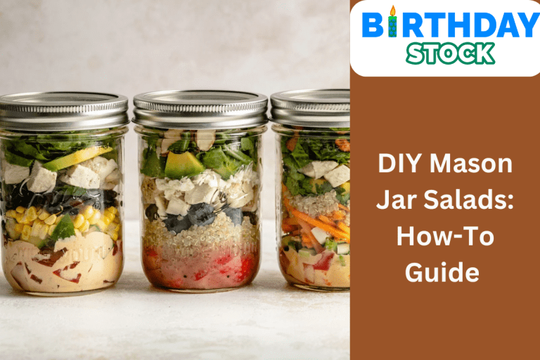 DIY Mason Jar Salads How-To Guide 