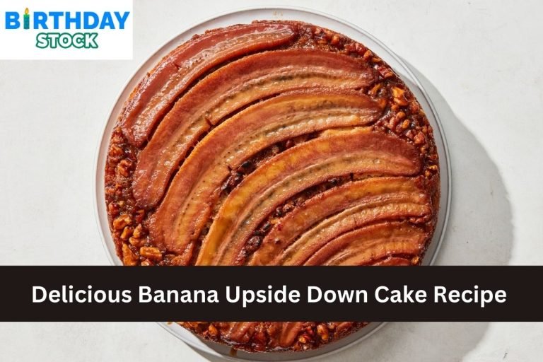 Delicious Banana Upside Down Cake Recipe