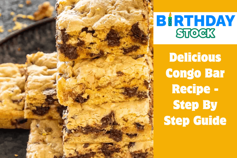 Delicious Congo Bar Recipe - Step By Step Guide