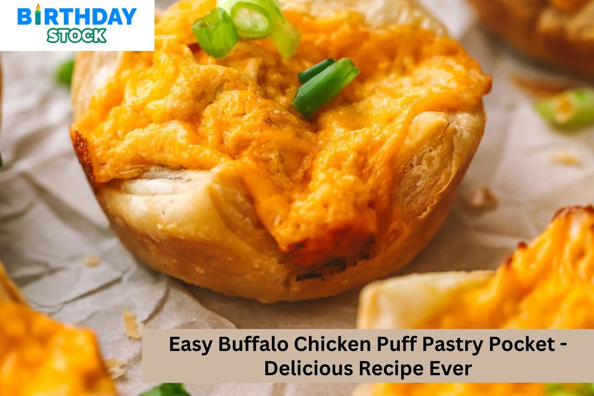 Easy Buffalo Chicken Puff Pastry Pocket - Delicious Recipe Ever