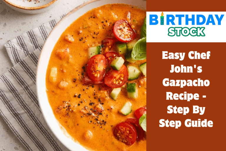 Easy Chef John's Gazpacho Recipe - Step By Step Guide