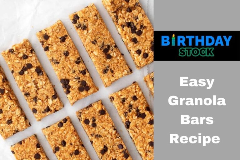 Easy Granola Bars Recipe