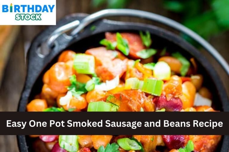 Easy One Pot Smoked Sausage and Beans Recipe