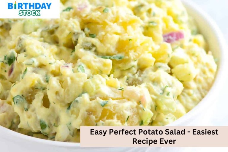 Easy Perfect Potato Salad - Easiest Recipe Ever