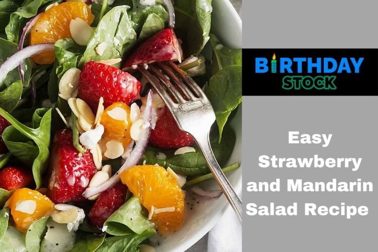 Easy Strawberry and Mandarin Salad Recipe