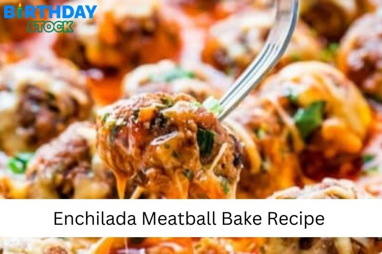 Enchilada Meatball Bake Recipe