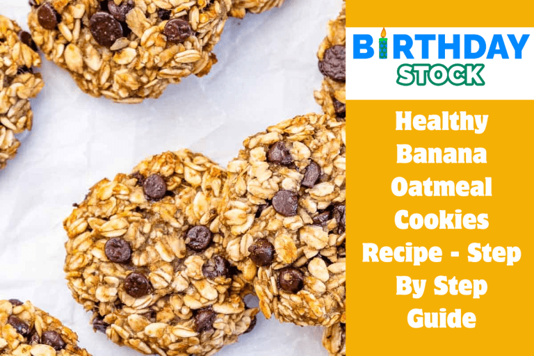 Healthy Banana Oatmeal Cookies Recipe - Step By Step Guide
