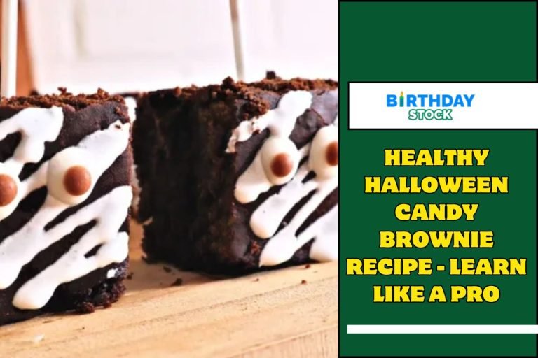 Healthy Halloween Candy Brownie Recipe - Learn Like a Pro