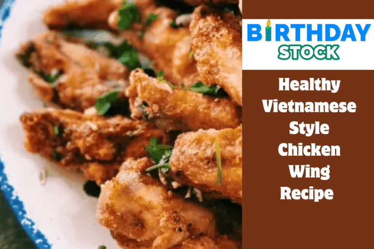 Healthy Vietnamese Style Chicken Wing Recipe 