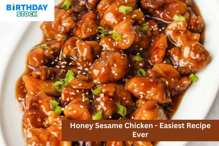 Honey Sesame Chicken - Easiest Recipe Ever
