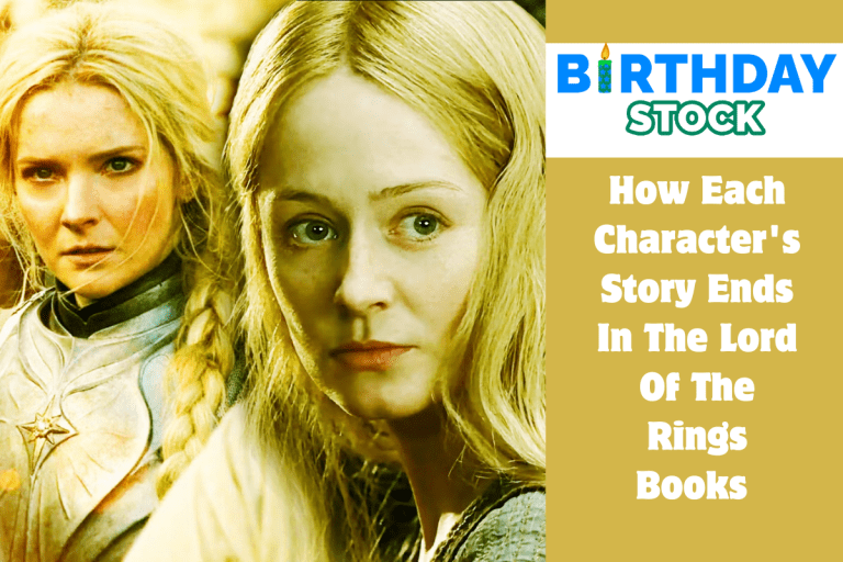 How Each Character's Story Ends In The Lord Of The Rings Books 