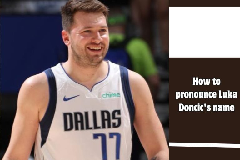 How to pronounce Luka Doncic's name