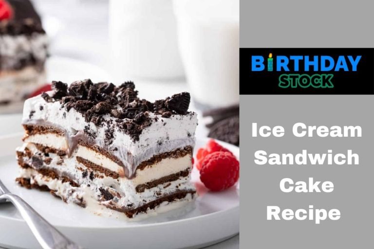 Ice Cream Sandwich Cake Recipe