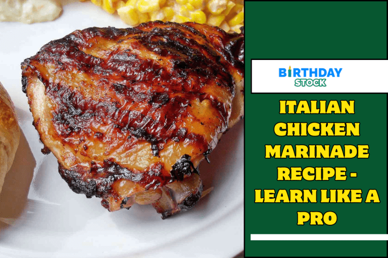 Italian Chicken Marinade Recipe - Learn like a Pro