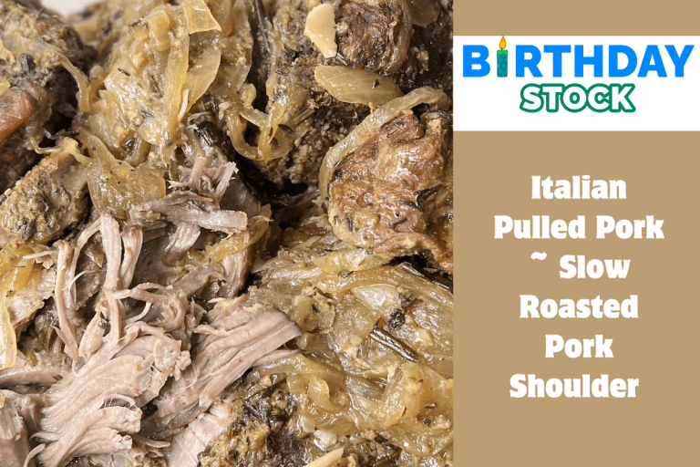 Italian Pulled Pork ~ Slow Roasted Pork Shoulder 