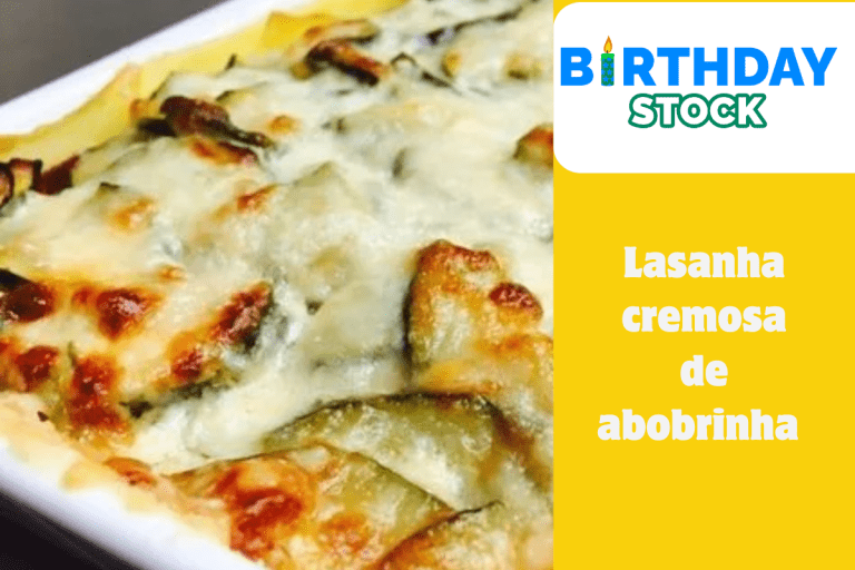 Lasanha cremosa de abobrinha 