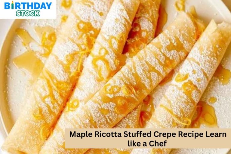 Maple Ricotta Stuffed Crepe Recipe Learn like a Chef