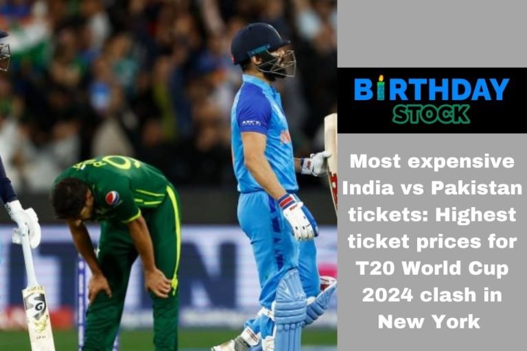 Most expensive India vs Pakistan tickets Highest ticket prices for T20 World Cup 2024 clash in New York