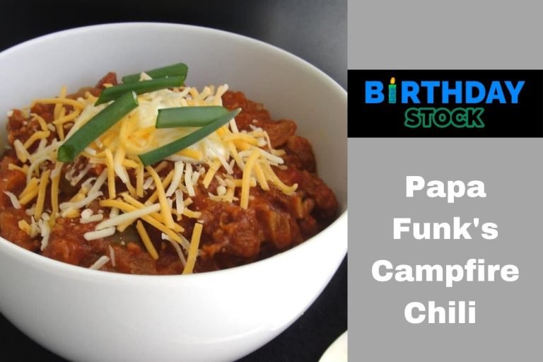 Papa Funk's Campfire Chili