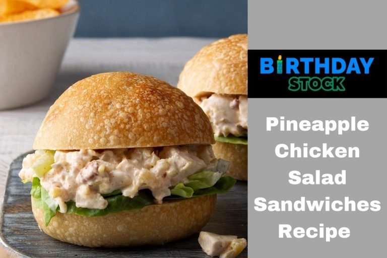 Pineapple Chicken Salad Sandwiches Recipe