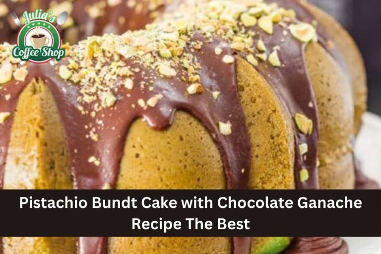Pistachio Bundt Cake with Chocolate Ganache Recipe The Best