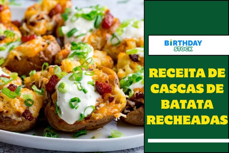Receita de cascas de batata recheadas