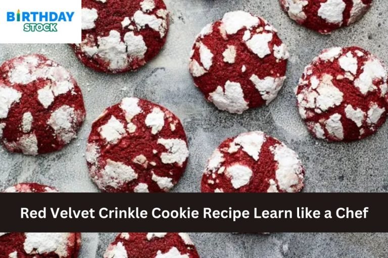 Red Velvet Crinkle Cookie Recipe Learn like a Chef