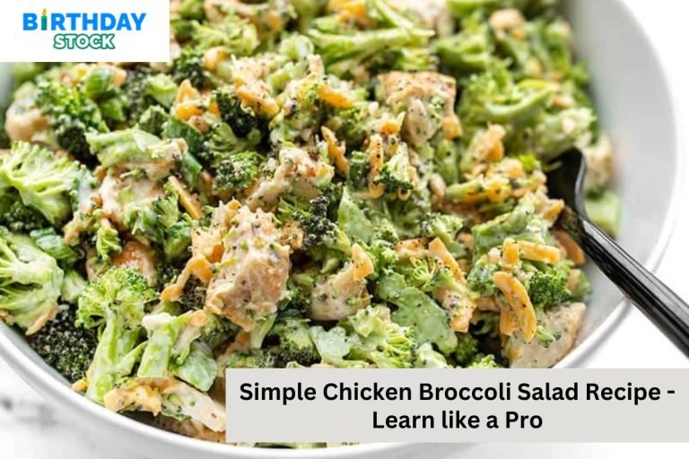 Simple Chicken Broccoli Salad Recipe - Learn like a Pro