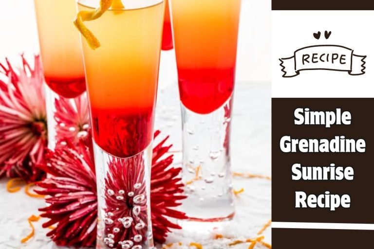 Simple Grenadine Sunrise Recipe