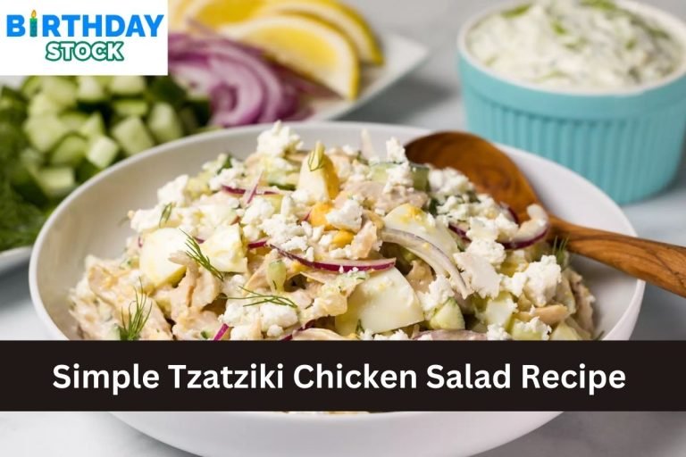 Simple Tzatziki Chicken Salad Recipe
