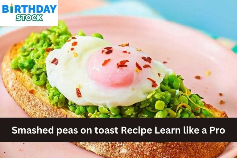 Smashed peas on toast Recipe Learn like a Pro