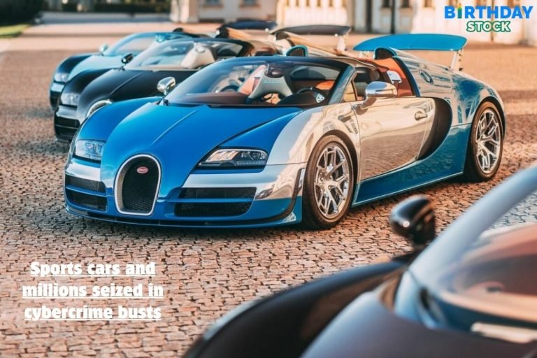 Sports cars and millions seized in cybercrime busts