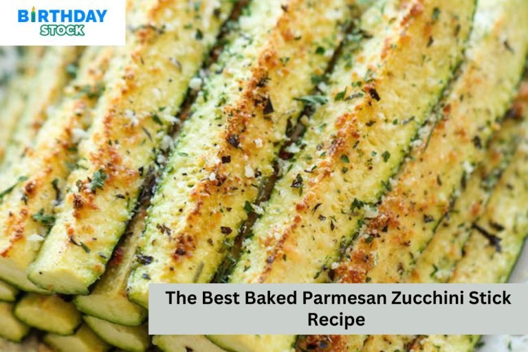 The Best Baked Parmesan Zucchini Stick Recipe