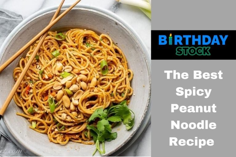 The Best Spicy Peanut Noodle Recipe