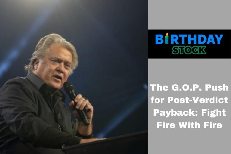 The G.O.P. Push for Post-Verdict Payback Fight Fire With Fire