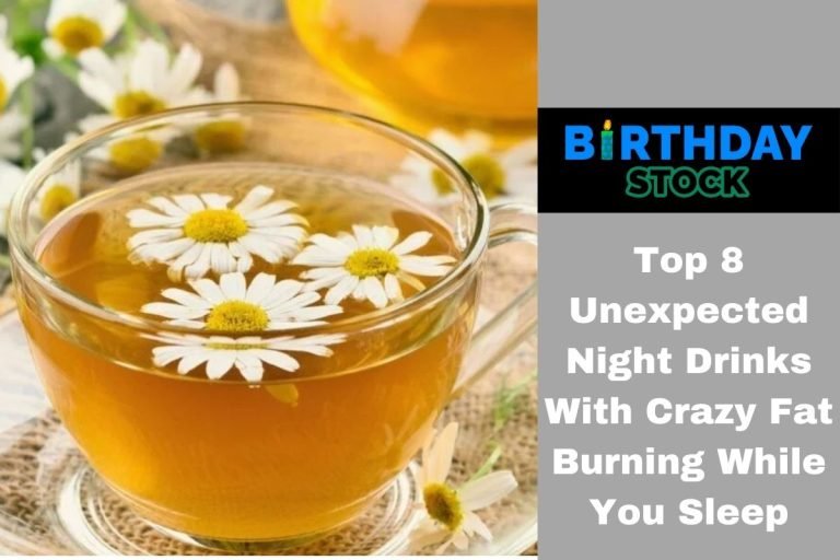 Top 8 Unexpected Night Drinks With Crazy Fat Burning While You Sleep