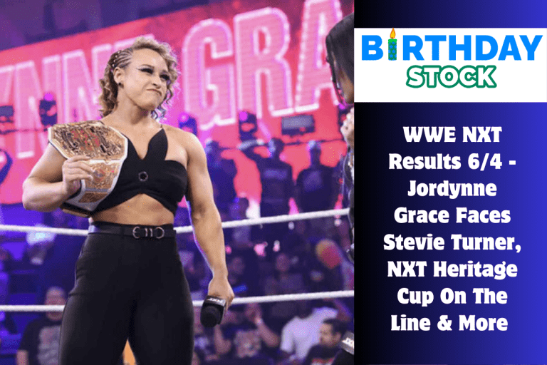 WWE NXT Results 64 - Jordynne Grace Faces Stevie Turner, NXT Heritage Cup On The Line & More 