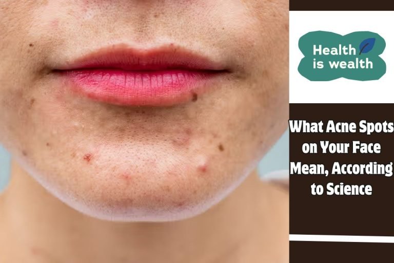 What Acne Spots on Your Face Mean, According to Science