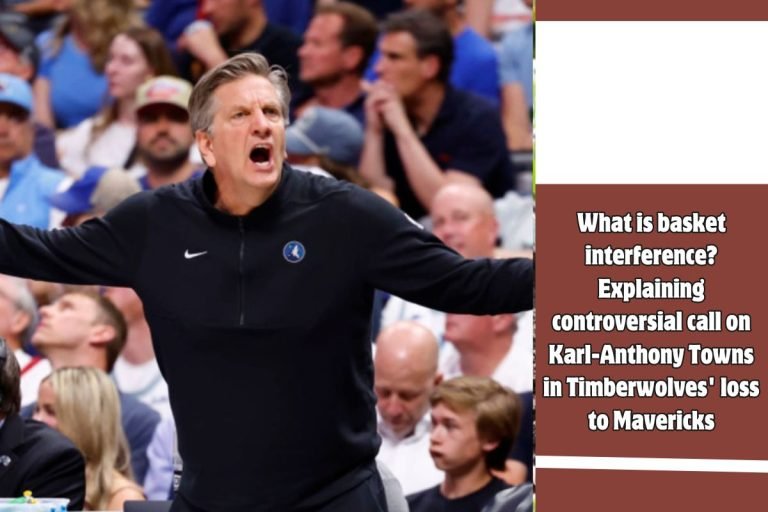 What is basket interference Explaining controversial call on Karl-Anthony Towns in Timberwolves' loss to Mavericks