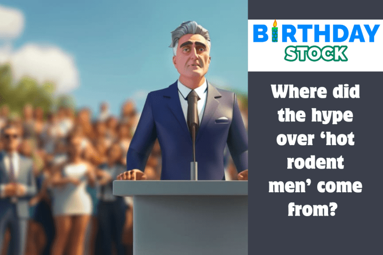 Where did the hype over ‘hot rodent men’ come from 