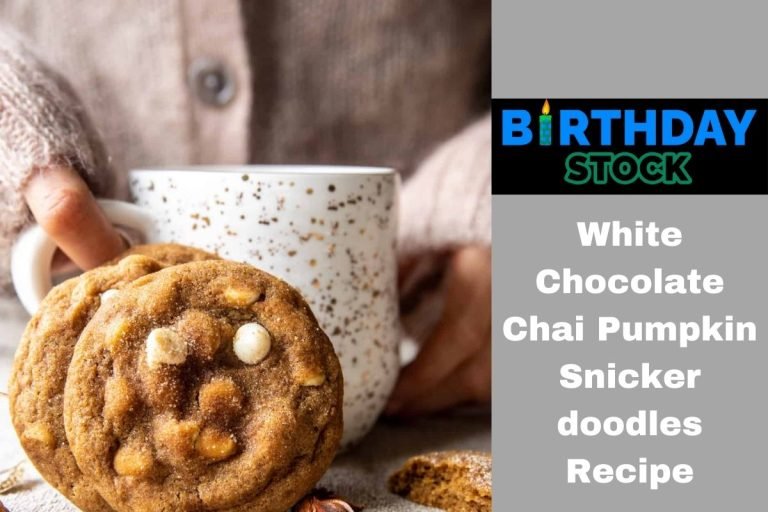 White Chocolate Chai Pumpkin Snicker doodles Recipe