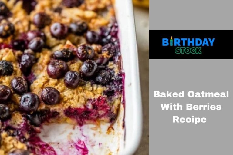 Baked Oatmeal With Berries Recipe