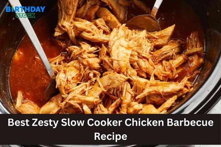 Best Zesty Slow Cooker Chicken Barbecue Recipe